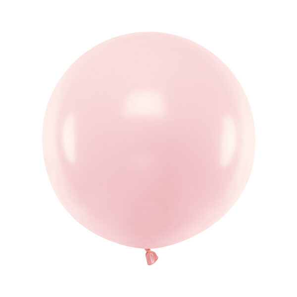Balon okrągły 60cm, Pastel Pale Pink