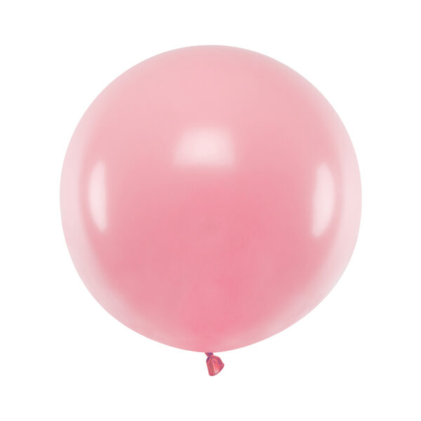 Balon okrągły 60 cm, Pastel Baby Pink