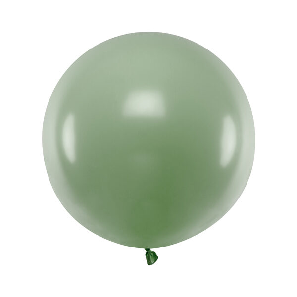 Balon okrągły 60 cm, Pastel Rosemary Green