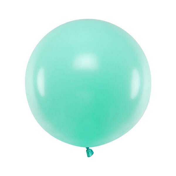 Balon okrągły 60cm, Pastel Light Mint