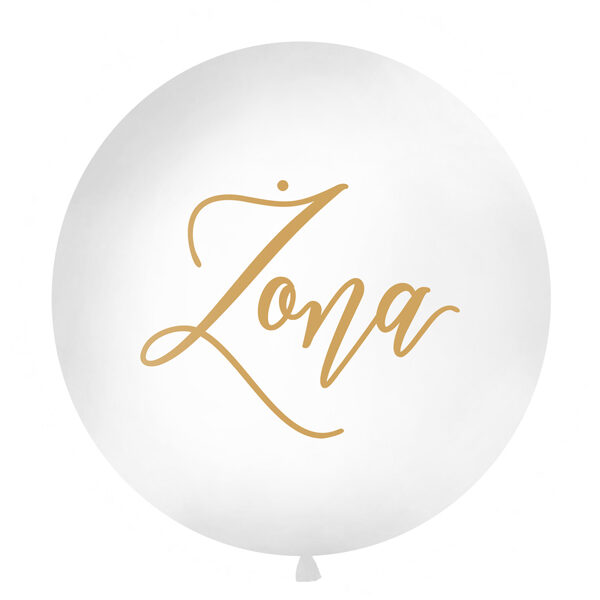 Balon 1 m, Żona, biały