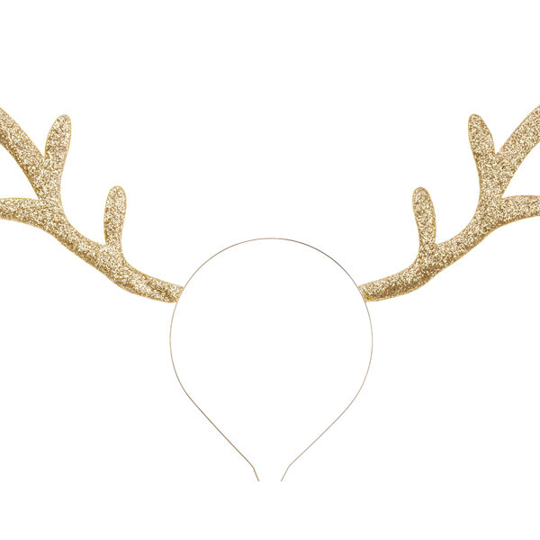 Opaska Renifer, złoty, 34.5x22cm