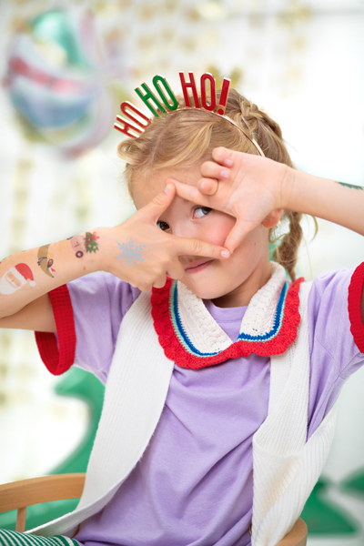 Opaska HO HO HO!, mix, 17.5x20cm - obrazek 2