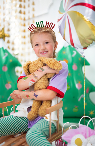 Opaska HO HO HO!, mix, 17.5x20cm - obrazek 3