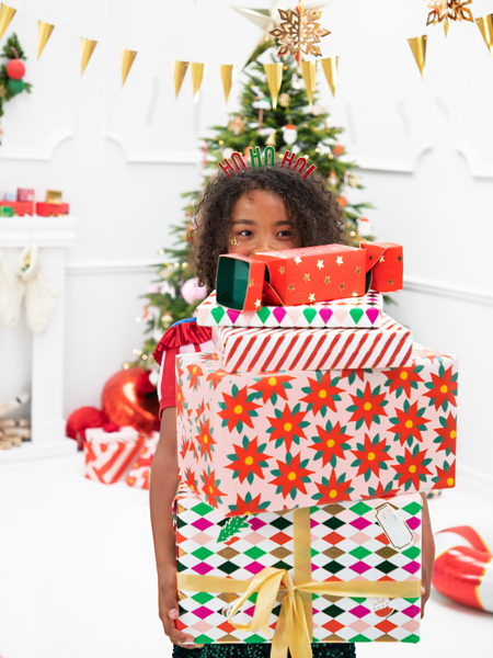 Opaska HO HO HO!, mix, 17.5x20cm - obrazek 4