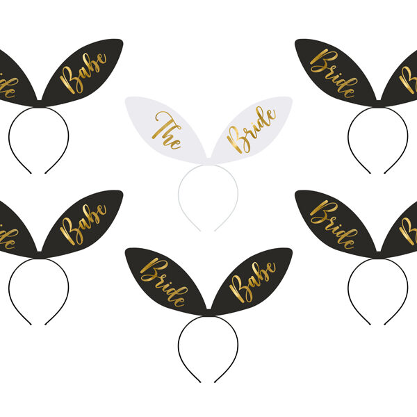 Opaski Bride Squad, 15 x 29 cm, mix (1 op. / 6 szt.)