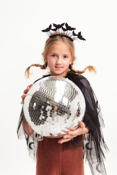 Opaska Nietoperze, 22x23 cm, czarny - obrazek 2