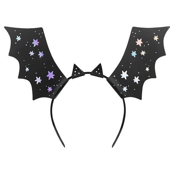 Opaski Nietoperze, 23x30 cm, czarny (1 op. / 4 szt.)