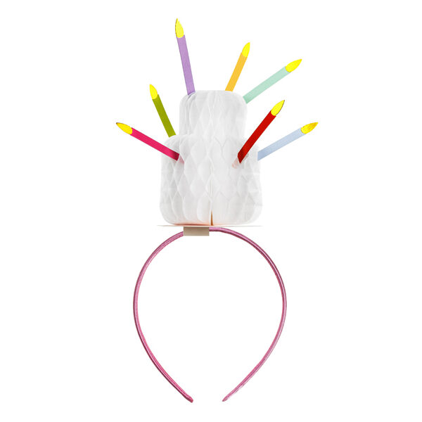 Opaska Tort ze świeczkami, mix