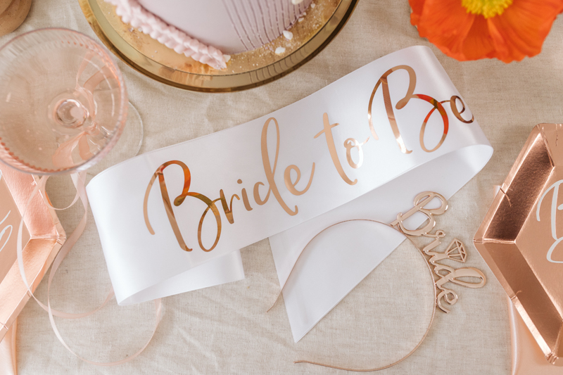 Opaska Bride, różowe złoto - obrazek 3