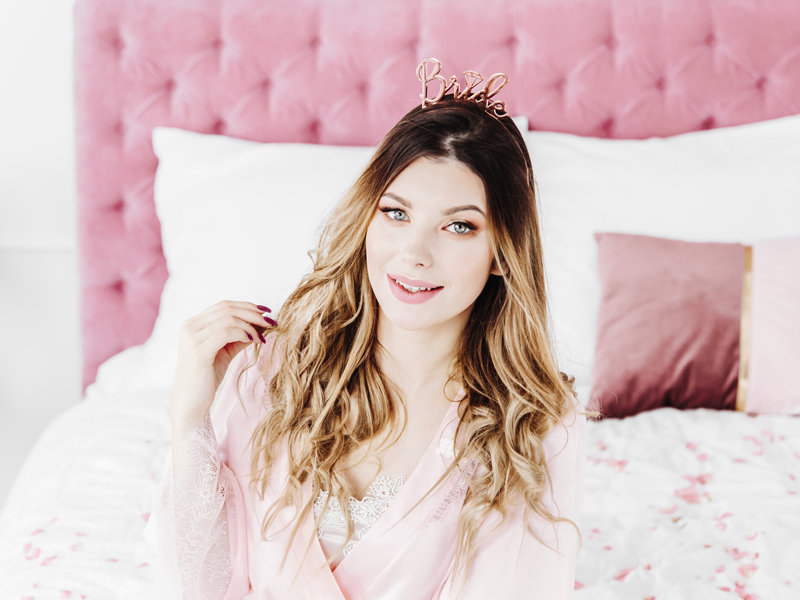 Opaska Bride, różowe złoto - obrazek 6