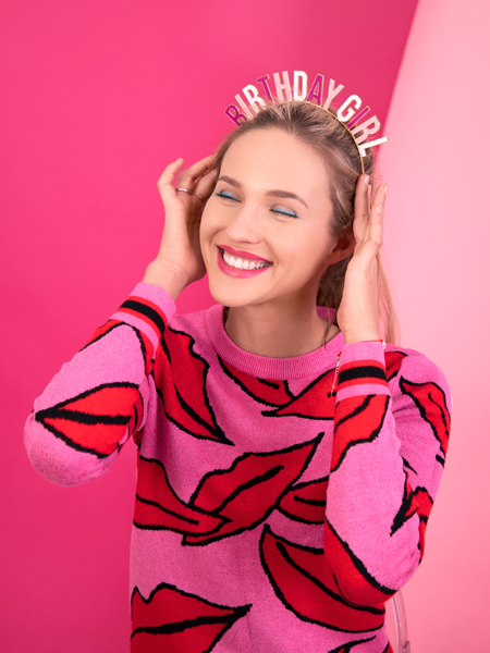 Opaska Birthday Girl, mix - obrazek 4