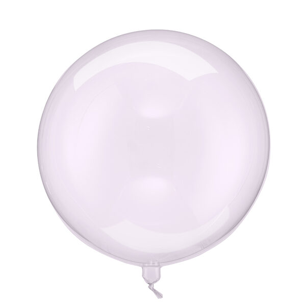 Balon Kula, 40cm, transparentny fiolet
