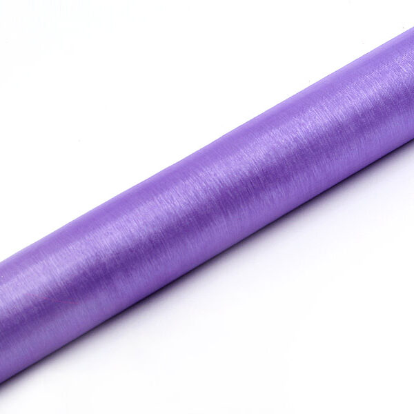 Organza Gładka, liliowy, 0,36 x 9m (1 szt. / 9 mb.)