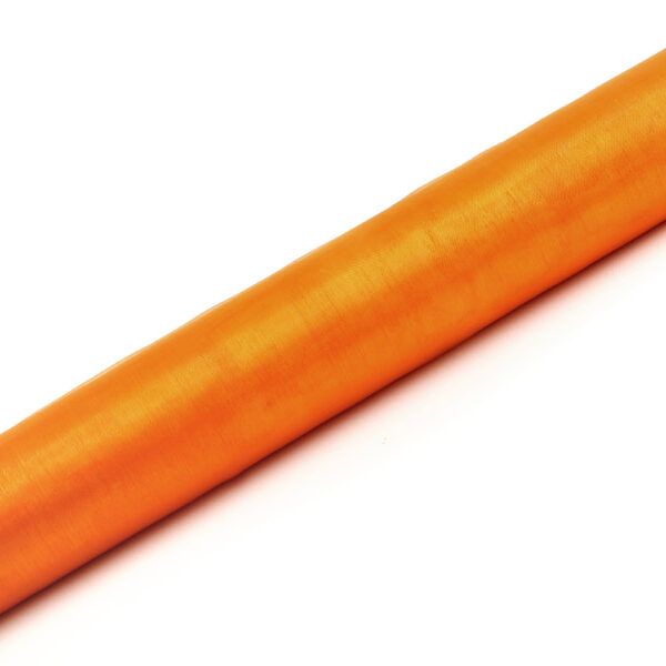 Organza Gładka, pomarańcz, 0,36 x 9m (1 szt. / 9 mb.)