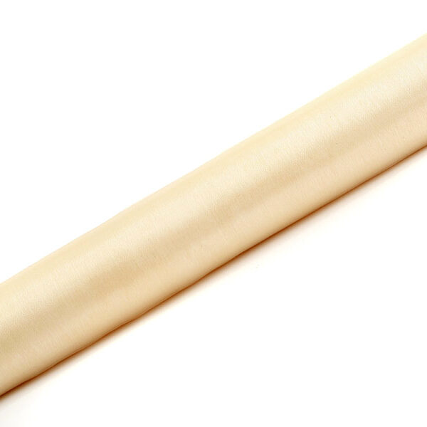 Organza Gładka, kremowy, 0,36 x 9m (1 szt. / 9 mb.)