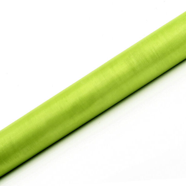 Organza Gładka, j. zieleń, 0,36 x 9m (1 szt. / 9 mb.)