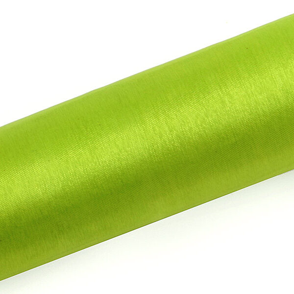Organza Gładka, j. zieleń, 0,16 x 9m (1 szt. / 9 mb.)