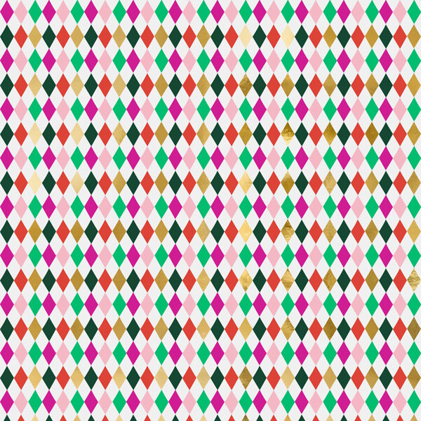 Papier do pakowania - Romby, 70x200cm