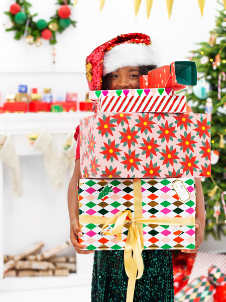 Papier do pakowania - Romby, 70x200cm - obrazek 3