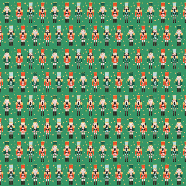 Papier do pakowania - Dziadek do orzechów, 70x200 cm