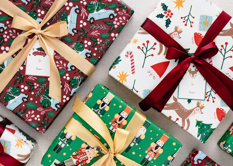 Papier do pakowania - Dziadek do orzechów, 70x200 cm - obrazek 5