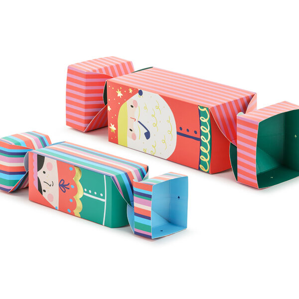 Pudełka na prezenty Cukierki, mix, 7x37 cm - 9x47 cm (1 op. / 2 szt.)