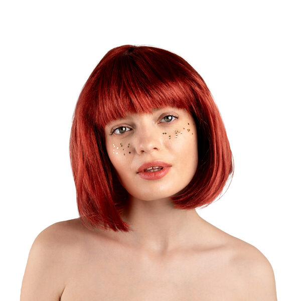 Peruka Kleopatra, truskawkowy róż