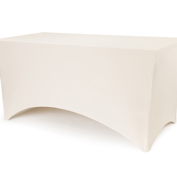 Pokrowiec na stół bankietowy, 183x76x74 cm, cappuccino