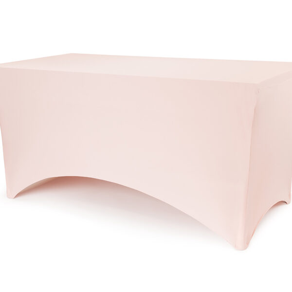 Pokrowiec na stół bankietowy, 183x76x74 cm, brudny róż