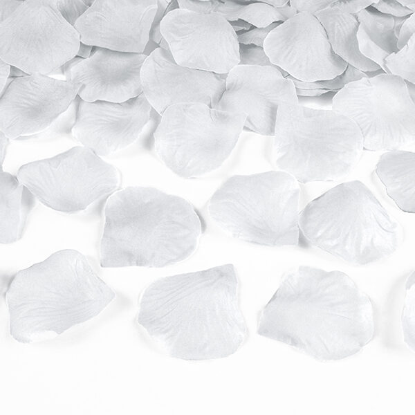 Płatki róż w woreczku, srebrny (1 op. / 100 szt.)