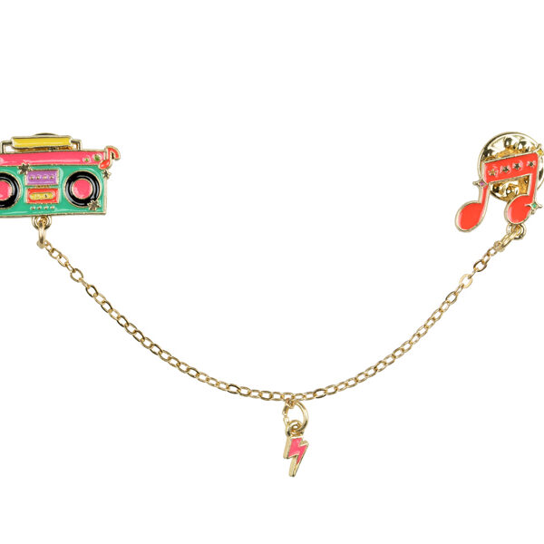 Przypinka na kołnierzyk Radio