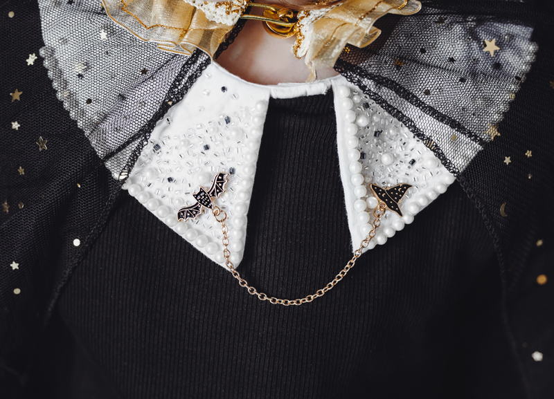 Przypinka na kołnierzyk Nietoperz - obrazek 2