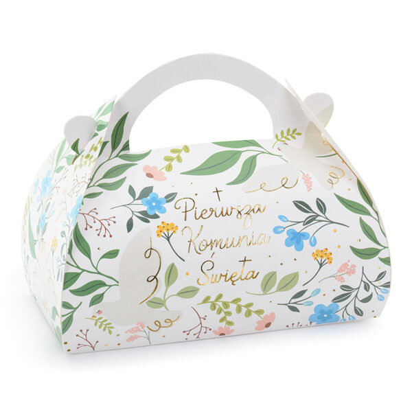 Ozdobne pudełka na ciasto, mix, 16x15x8 cm (1 op. / 10 szt.)