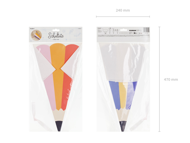 Rożek na słodycze Kredka, mix - obrazek 4