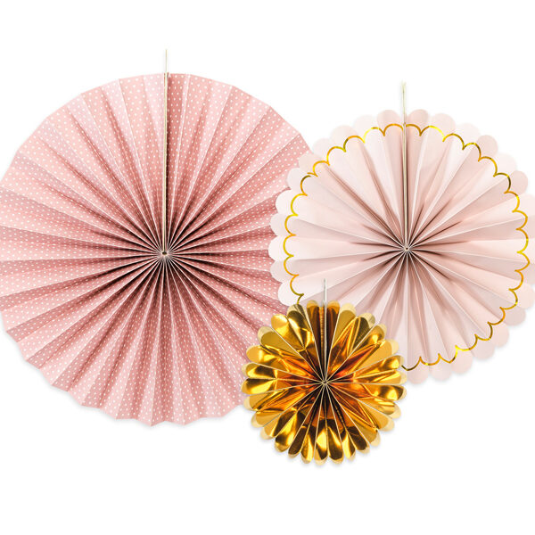 Rozety dekoracyjne, mix (1 op. / 3 szt.)