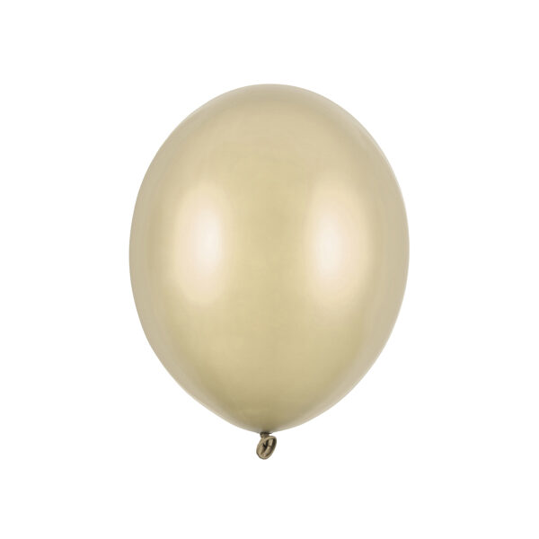 Balony Strong 23 cm, Metallic Cold Gold (1 op. / 100 szt.)