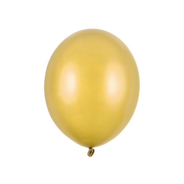 Balony Strong 23cm, Metallic Gold (1 op. / 100 szt.)