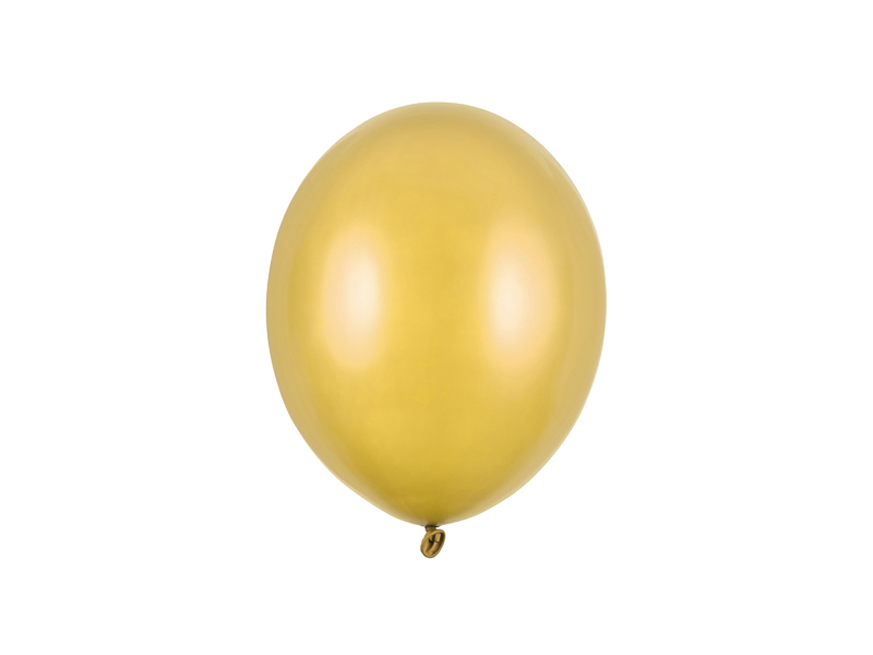 Balony Strong 23cm, Metallic Gold (1 op. / 100 szt.)