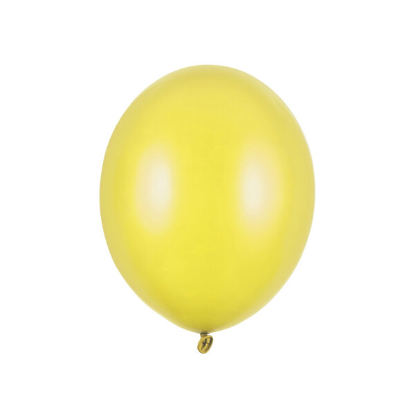 Balony Strong 23cm, Metallic Lemon Zest (1 op. / 100 szt.)