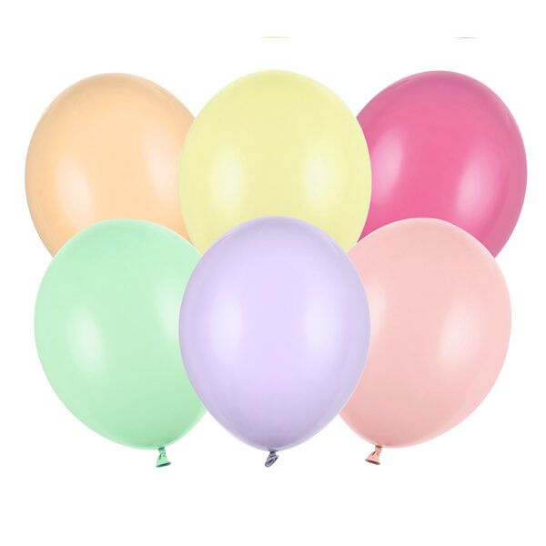 Balony Strong 23cm, Pastel Mix (1 op. / 50 szt.)