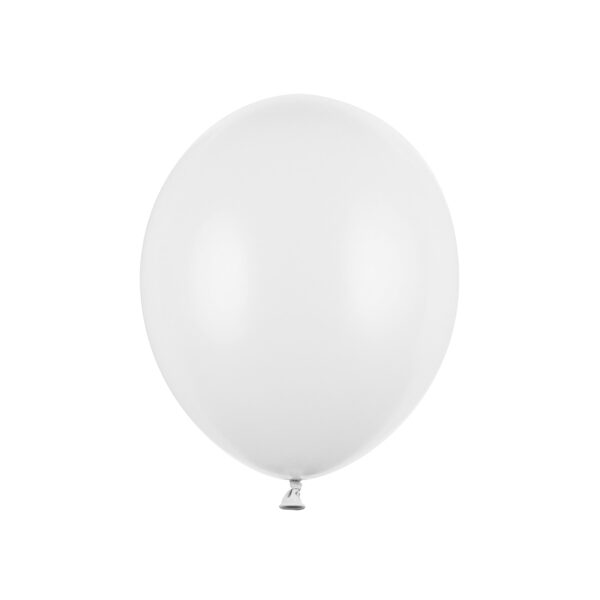 Balony Strong 23cm, Pastel Pure White (1 op. / 100 szt.)
