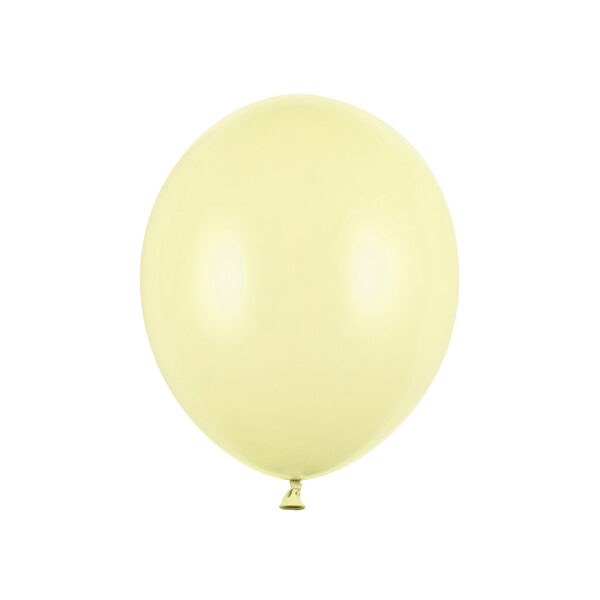 Balony Strong 23cm, Pastel Light Yellow (1 op. / 100 szt.)