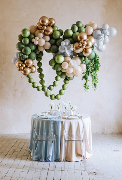 Balony Strong 27 cm, Pastel Rosemary Green (1 op. / 100 szt.)