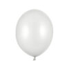 Balony Strong 27cm, Metallic Silver Snow (1 op. / 50 szt.)