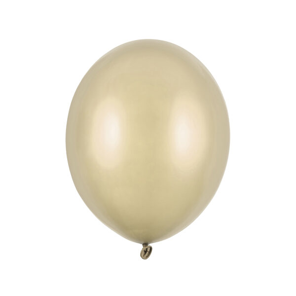 Balony Strong 27 cm, Metallic Cold Gold (1 op. / 50 szt.)