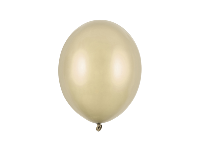 Balony Strong 27 cm, Metallic Cold Gold (1 op. / 50 szt.)