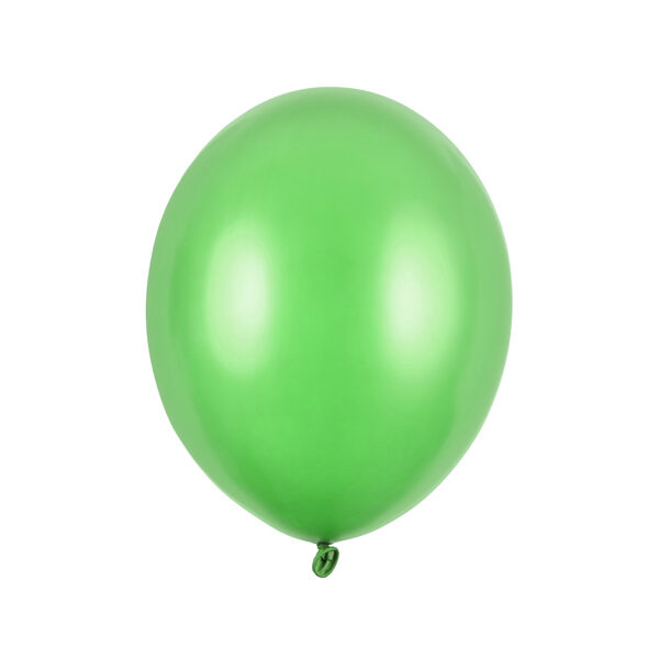 Balony Strong 27cm, Metallic Bright Green (1 op. / 100 szt.)