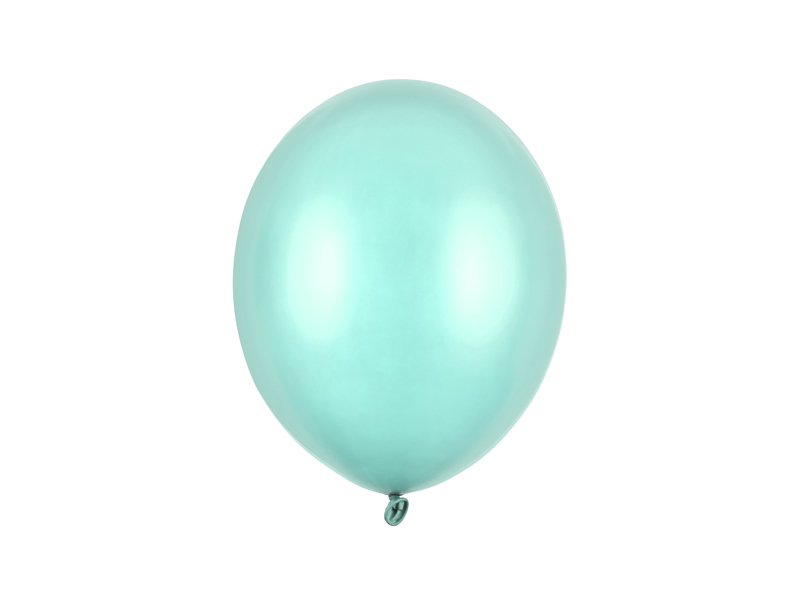 Balony Strong 27cm, Metallic Mint Green (1 op. / 100 szt.)