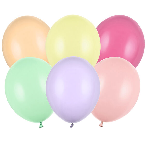 Balony Strong 27cm, Pastel Mix (1 op. / 100 szt.)